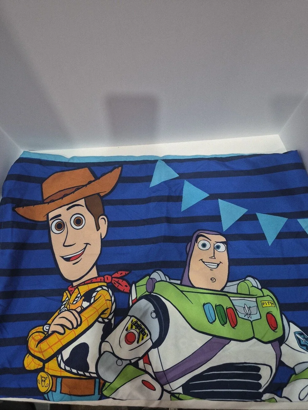 Children's Full Sheet Set Toy Story Buzz & Woody With Two Reversible Pillowcase